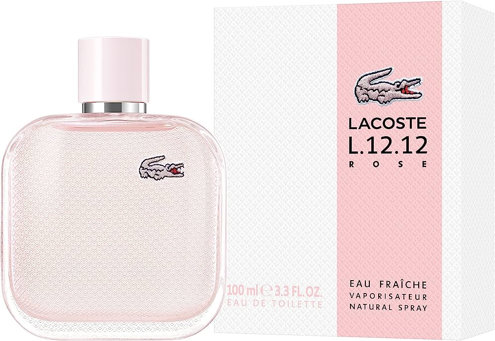 L.12.12 Eau de Toilette Rose Eau Fraiche by Lacoste 100ml