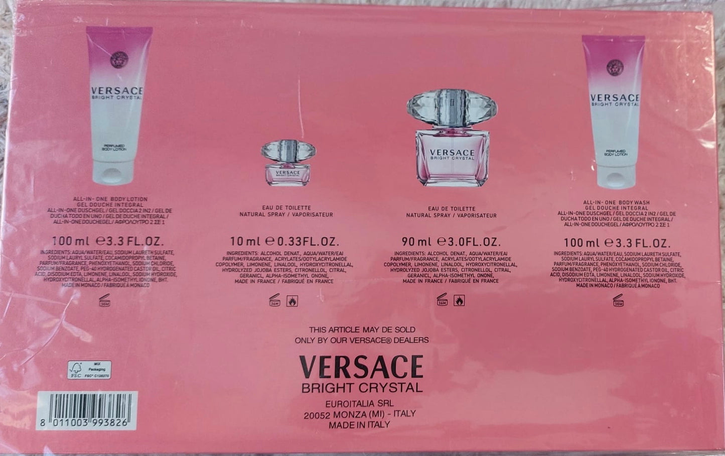 Versace Bright Crystal Set